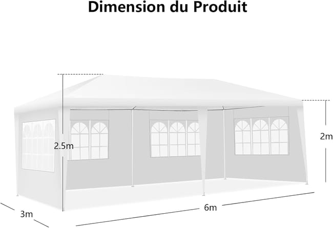 Altana Ogrodowa 3x6 m Namiot Imprezowy Pawilon.jpg