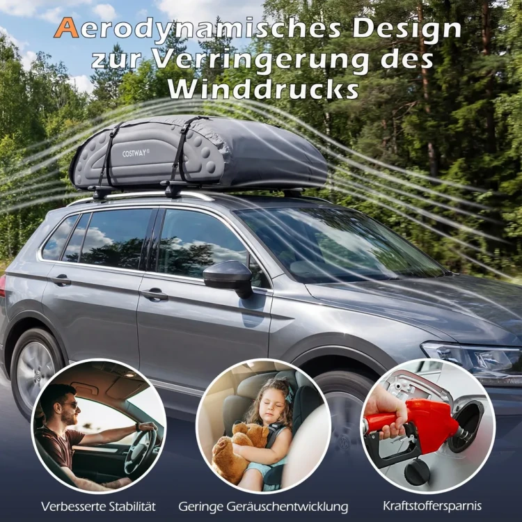 Torba Dachowa 400L  – Wodoodporny Bagażnik Dachowy Do Samochodu SUV Kombi Van.webp