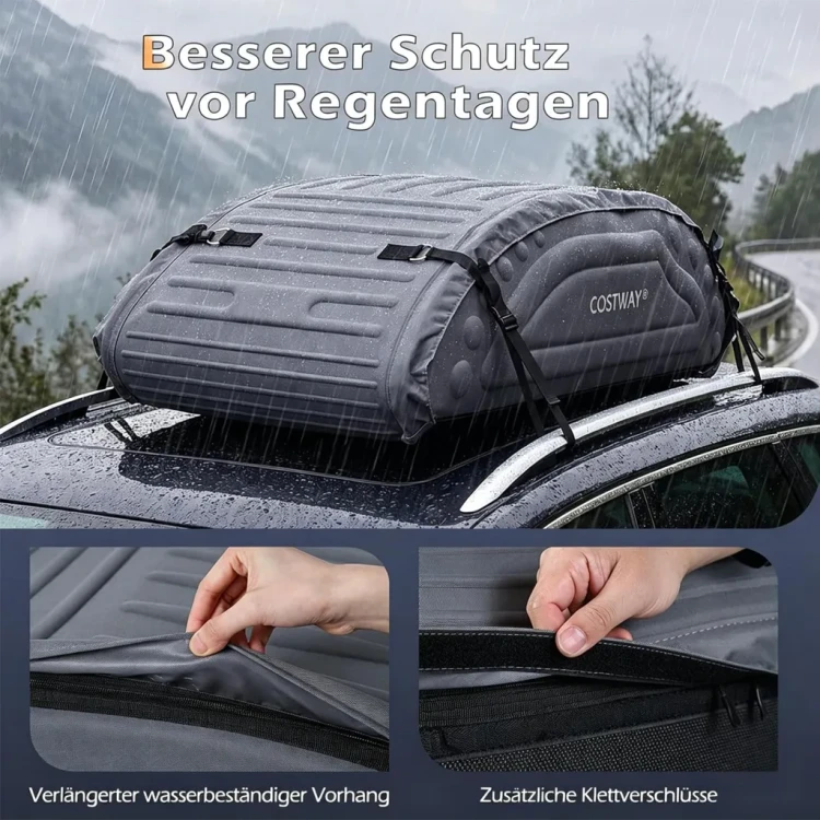 Torba Dachowa 400L  – Wodoodporny Bagażnik Dachowy Do Samochodu SUV Kombi Van.webp