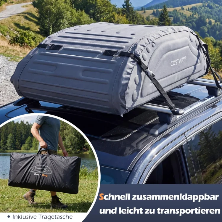 Torba Dachowa 400L  – Wodoodporny Bagażnik Dachowy Do Samochodu SUV Kombi Van.webp