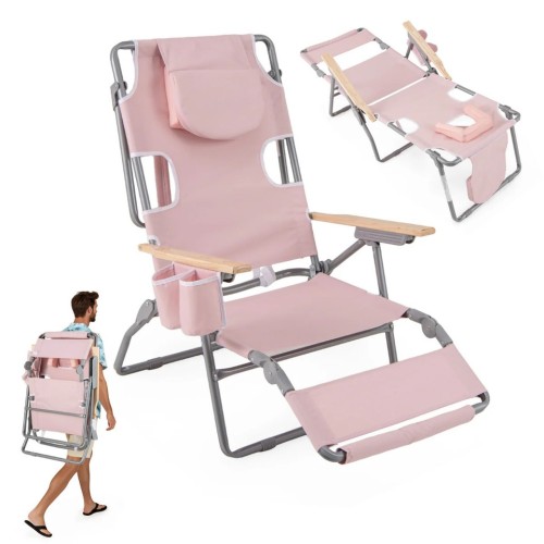 Składane Krzesło Plażowe 3w1 z Podnóżkiem.jpg