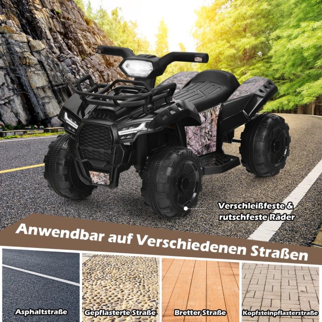 Elektryczny Quad Dla Dzieci COSTWAY ATV 6V – Pojazd Akumulatorowy z Muzyką, LED i Bluetooth Czarny.jpg