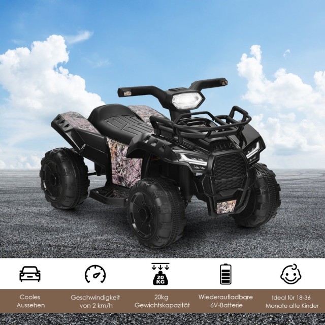 Elektryczny Quad Dla Dzieci COSTWAY ATV 6V – Pojazd Akumulatorowy z Muzyką, LED i Bluetooth Czarny.jpg