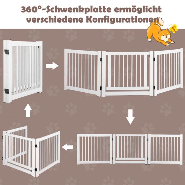 Barierka-dla-zwierzat-biala-z-furtka-PW10013WH-Marka-Costway.jpg