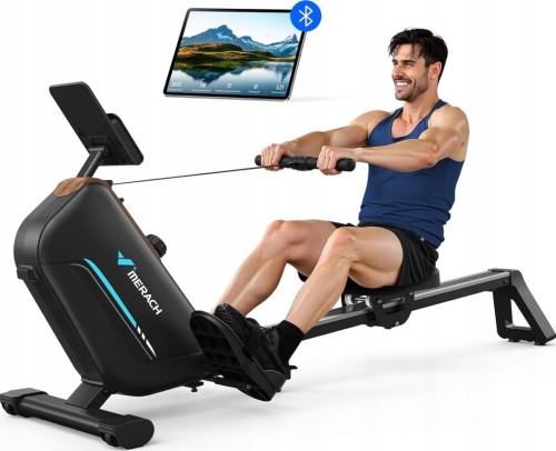 Merach Wioślarz elektromagnetyczny do domu 16 poziomów oporu do 158 kg.jpg