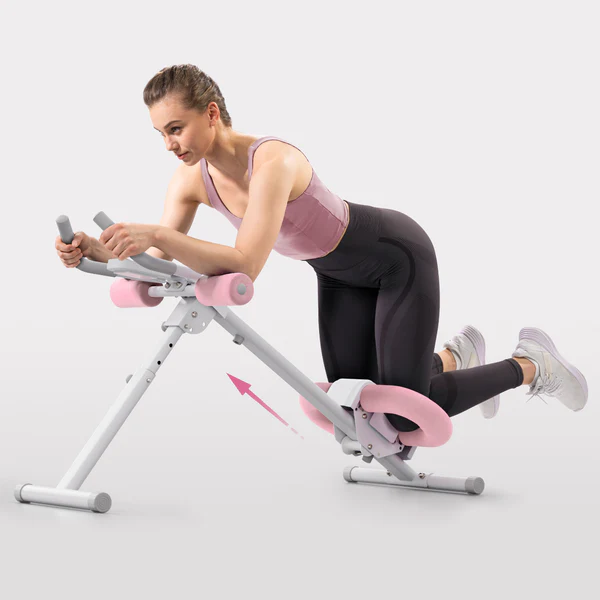 Trenażer mięśni brzucha MERACH MR-2314B3-EU składany z wyświetlaczem LCD do 200 kg .webp