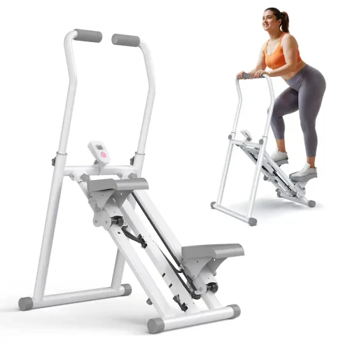 Stepper pionowy MERACH MR-2448 składany pionowy wspinacz fitness do 150 kg.webp