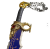 Ostrza Chaosu Kratos God of War 54 cm zestaw 2 replik z tablicą ścienną.png