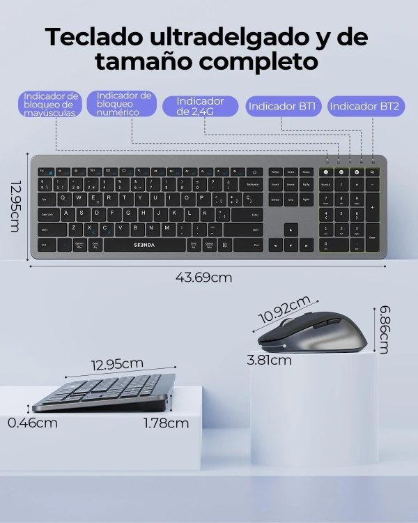 Klawiatura i mysz bezprzewodowa Seenda COE300 Bluetooth 2.4G Multi Device cicha.jpg