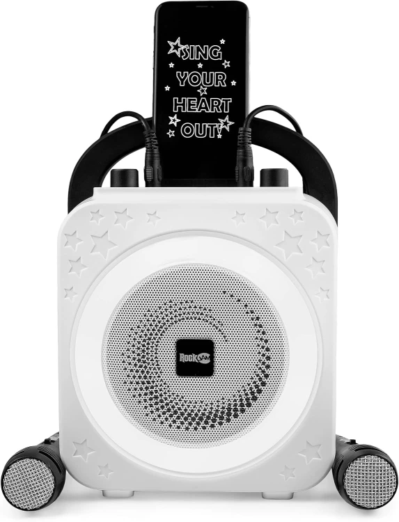 RockJam Zestaw Karaoke Bluetooth 10W 2 Mikrofony LED USB AUX.jpg
