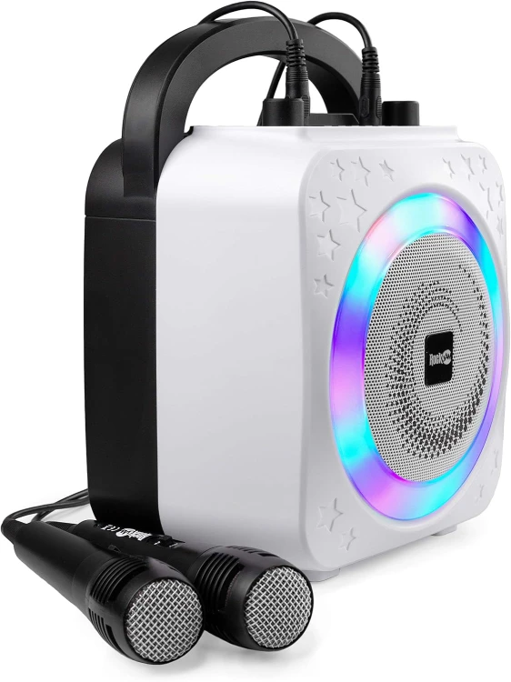 RockJam Zestaw Karaoke Bluetooth 10W 2 Mikrofony LED USB AUX.jpg