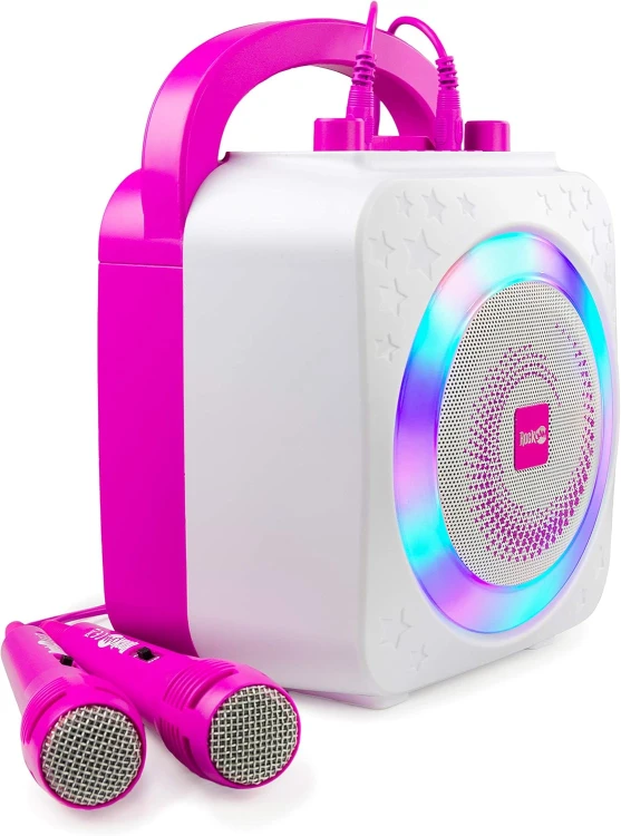 Zestaw Karaoke RockJam Bluetooth 10W 2 Mikrofony LED USB AUX.jpg