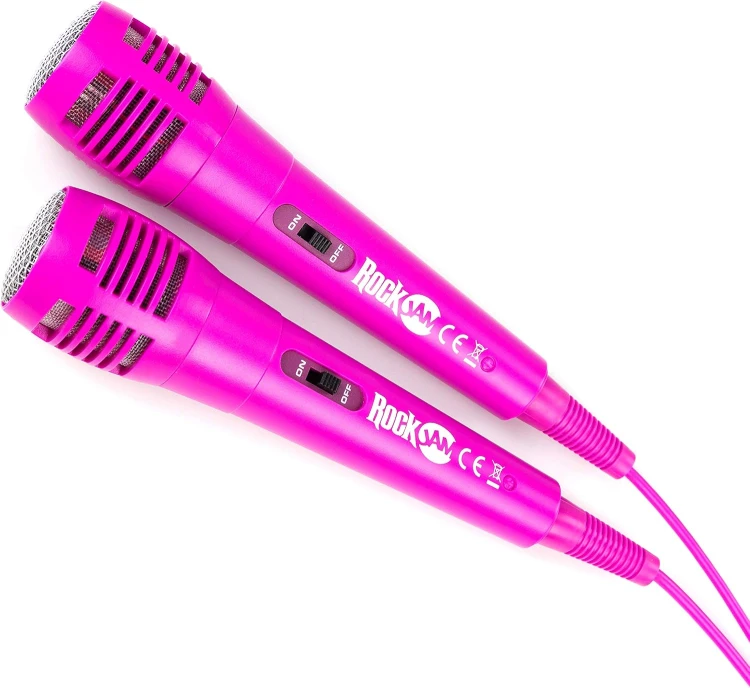 Zestaw Karaoke RockJam Bluetooth 10W 2 Mikrofony LED USB AUX.jpg
