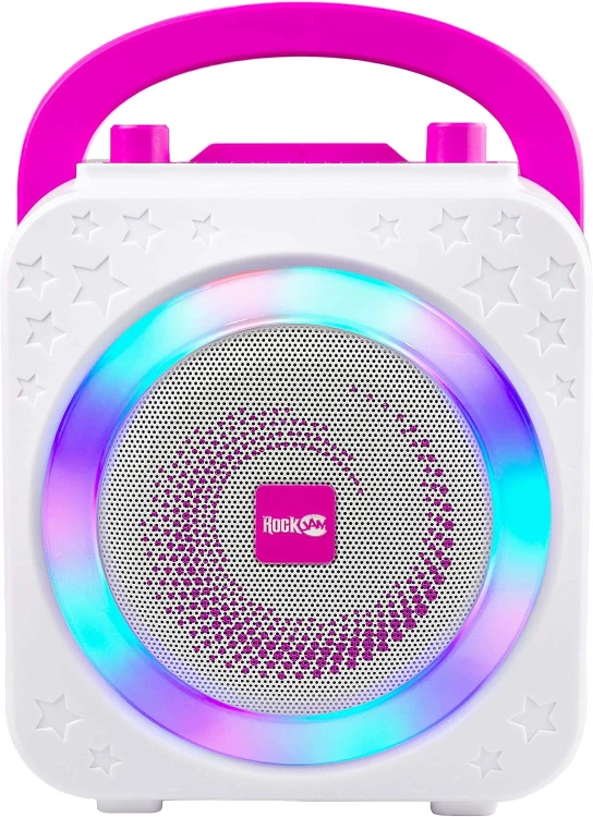 Zestaw Karaoke RockJam Bluetooth 10W 2 Mikrofony LED USB AUX.jpg