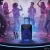 Przenośny Głośnik Karaoke 8" Bluetooth LED Pilot Mikrofon FM USB.webp