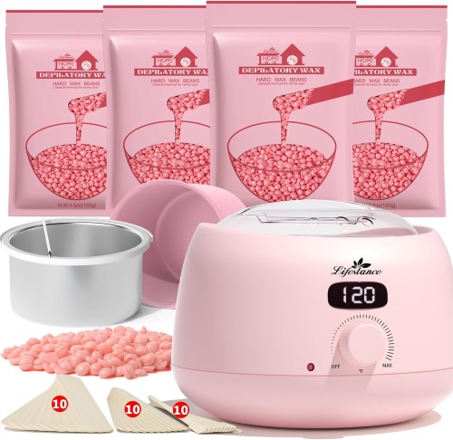 Lifestance Podgrzewacz do Wosku 100W 500ml Zestaw do Depilacji Wosk Twardy.jpg