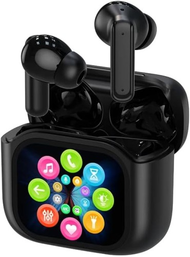 BY-16 Słuchawki Bezprzewodowe TWS ANC ENC Bluetooth 5.4 Etui z Ekranem Dotykowym LCD.jpg